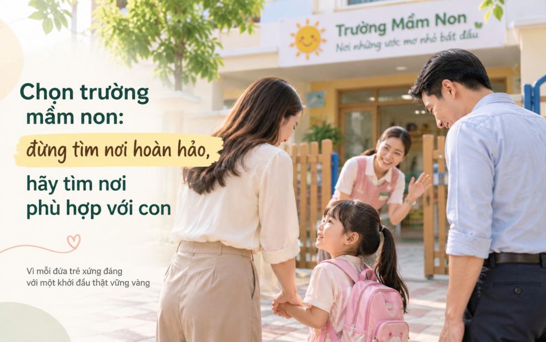 Chọn trường mầm non cho con