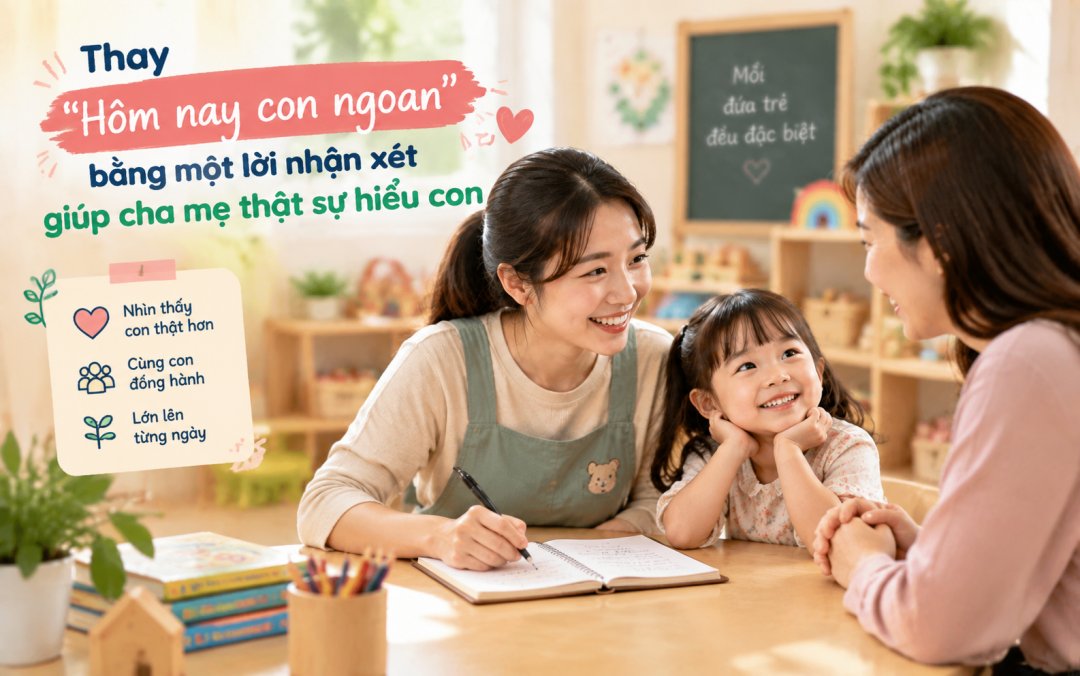 Lời nhận xét giúp cha mẹ thật sự hiểu con