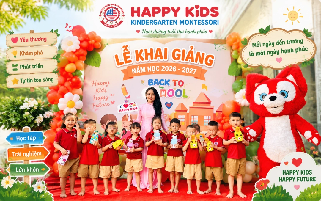 Mầm Non Happy Kids Montessori