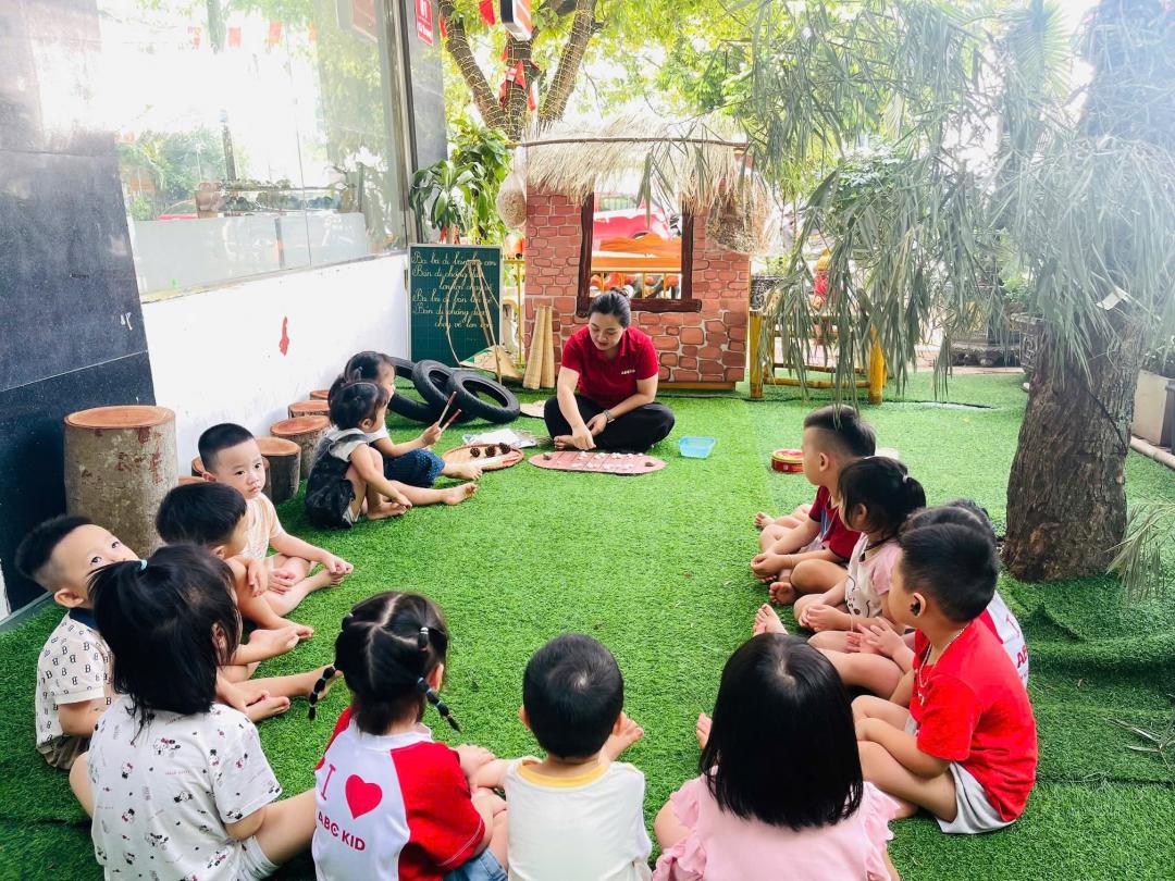 Hoạt động ngoài trời - Mầm non song ngữ ABC Kids